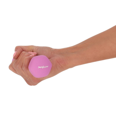 HANTELKI 2x0,5kg do ćwiczeń - ciężarki neoprenowe