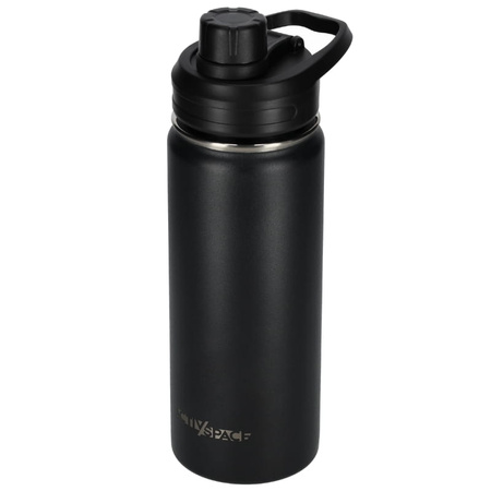 Bidon kubek termiczny stalowy 532 ml - black