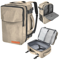 Plecak podróżny 40x20x25 do samolotu lekki bagaż podręczny – beige