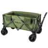 Wózek turystyczny kempingowy plażowy składany premium - army green