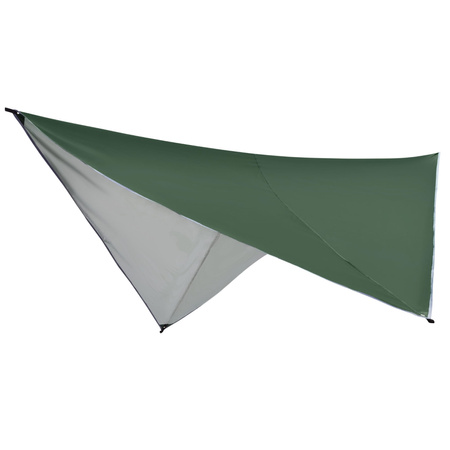 Hamak turystyczny z moskitierą +tarp przenośny - zestaw