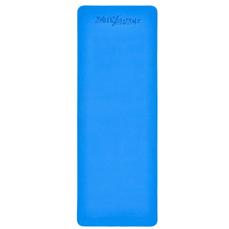 Mata TPE do ćwiczeń fitness jogi gruba karimata - blue - 1cm