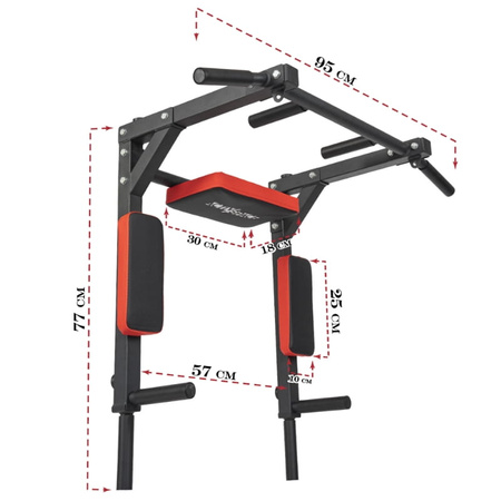 Drążek wielofunkcyjny poręcz do ćwiczeń podciągania 2w1