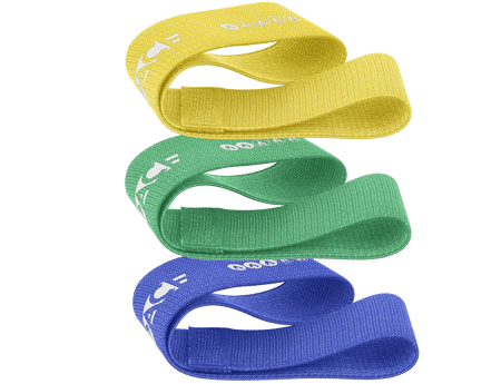 Zestaw 3 gum taśm materiałowych mini band do ćwiczeń