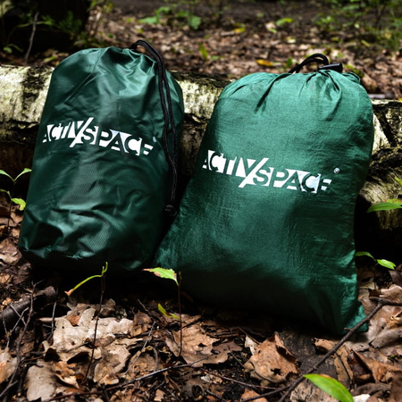 Hamak turystyczny z moskitierą +tarp przenośny - zestaw