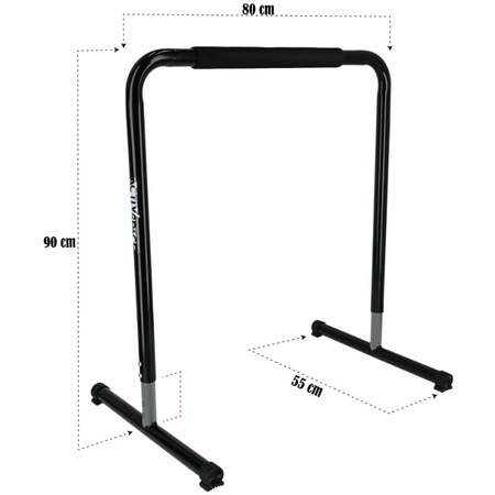 Poręcze treningowe wysokie do DIPÓW ćwiczeń - Premium