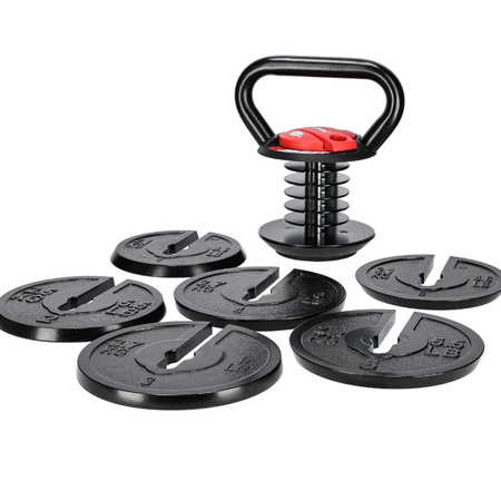 Regulowany kettlebell obciążenie treningowe do domu 4,5-18kg