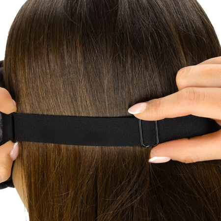 Opaska maska na oczy 3D PREMIUM do spania podróży - grey