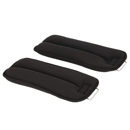 Obciążniki na kostki i nadgarstki ciężarki na ręce 2x2 kg - black