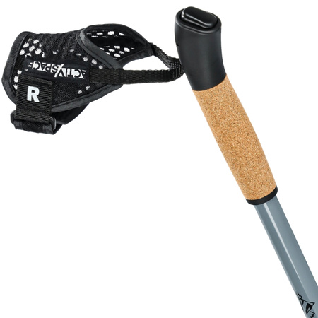 Kije nordic walking kijki składane regulowane do chodzenia teleskopowe – grey K08