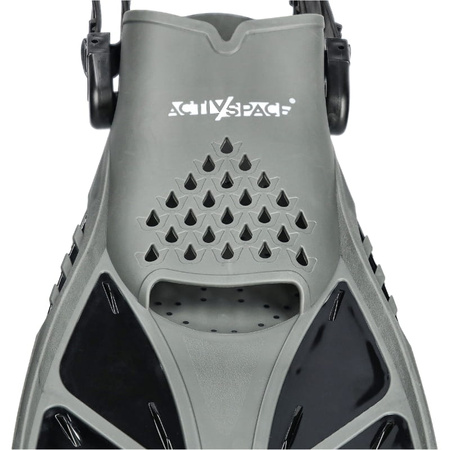 Płetwy do pływania nurkowania regulowane 37/42 - gray/black