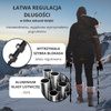 Kije trekkingowe kijki nordic walking regulowane - black