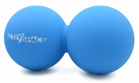Podwójna piłka lacrosse ball do masażu - blue