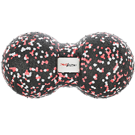 Podwójna piłka do masażu epp 8x16 cm - douball Red