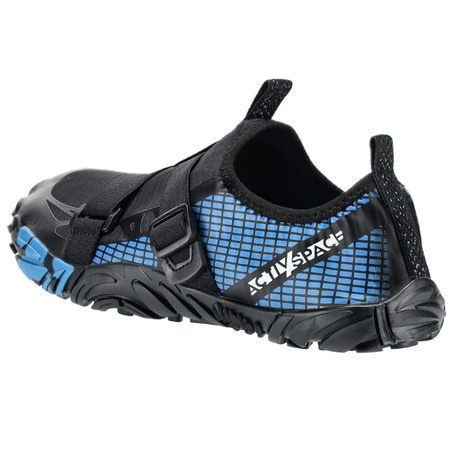 Buty do wody pływania wodne na jeżowce plaże sportowe - black-blue B05