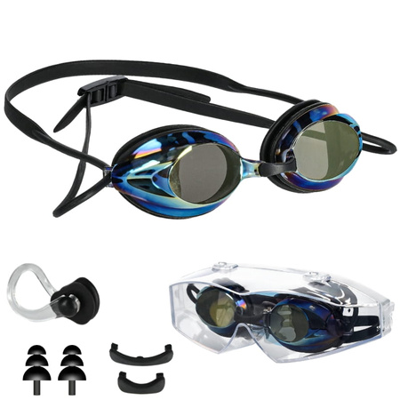 Okulary pływackie do pływania na basen ANTI-FOG +UV - OP01