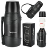 Termos turystyczny próżniowy duży 1300ml - black