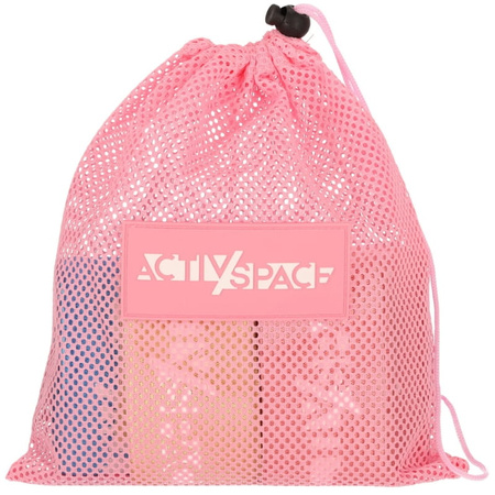 Zestaw 5 gum taśm MATERIAŁOWYCH mini band do ćwiczeń - pink