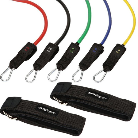 Zestaw 5 gum oporowych do ćwiczeń wysoka jakość