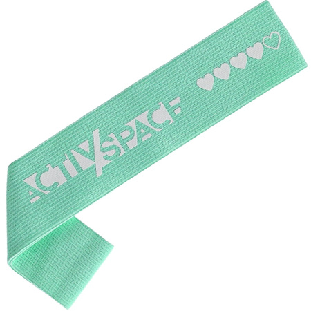 Zestaw 5 gum taśm MATERIAŁOWYCH mini band do ćwiczeń - pastel pink