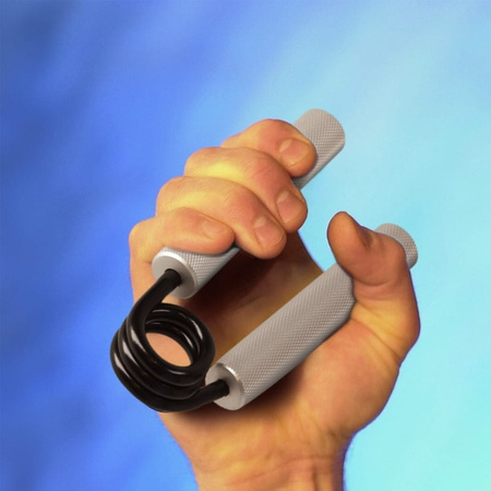 Aluminiowy ściskacz do ćwiczeń rąk dłoni opór 113kg