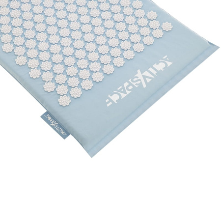 Mata do akupresury z poduszką na ból stres - zestaw niebieski