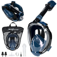 Maska do nurkowania pełnotwarzowa nie paruje - S/M blue M01