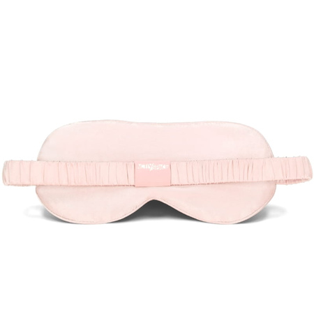 Jedwabna opaska na oczy wygodna do spania - pink
