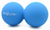 Podwójna piłka lacrosse ball do masażu - blue