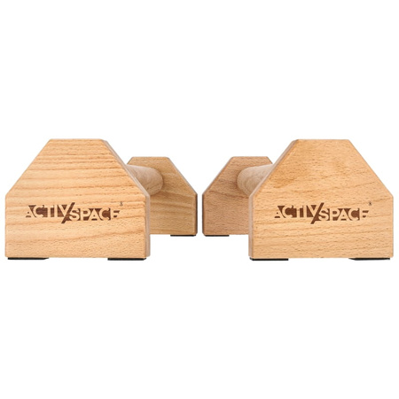 Paraletki drewniane uchwyty do pompek długie 50cm