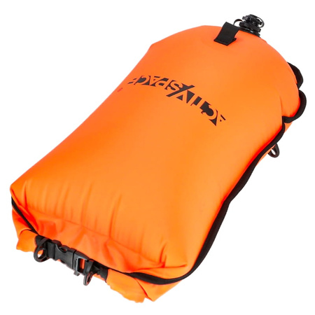 Bojka asekuracyjna dmuchana 3w1 sucha kieszeń + plecak