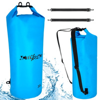 Worek wodoodporny plecak żeglarski wodoszczelny 30l - blue