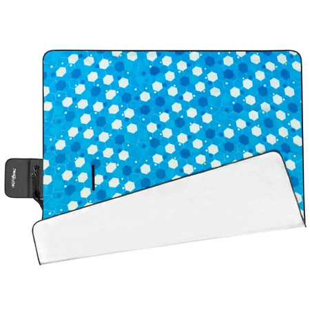 Koc piknikowy plażowy mata z izolacją 200x200cm biwak - K01