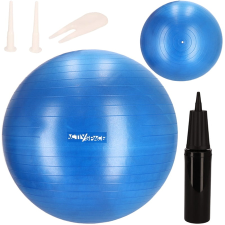 Piłka gimnastyczna do ćwiczeń dmuchana 65CM