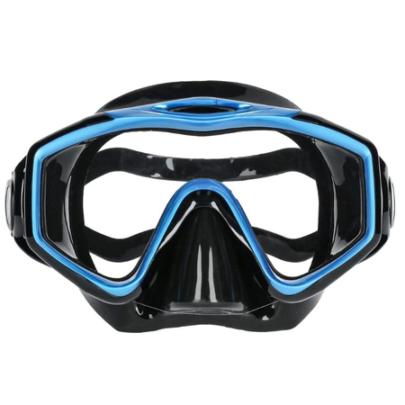 Maska i fajka do nurkowania zestaw do snorkelingu – blue - MF01