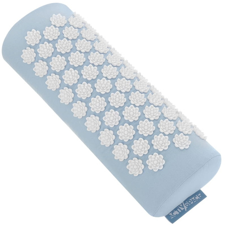 Mata do akupresury z poduszką na ból stres - zestaw niebieski