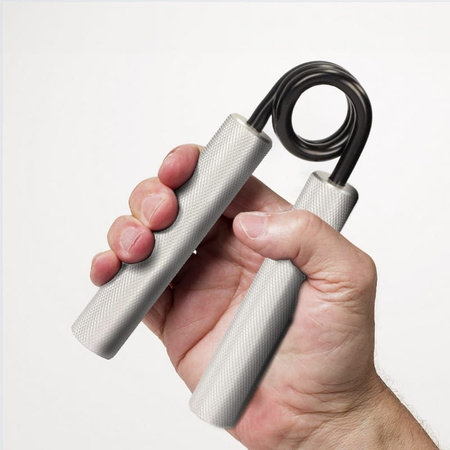 Aluminiowy ściskacz do ćwiczeń rąk dłoni opór 90kg