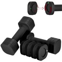 Hantle ciężarki regulowane hantelki do ćwiczeń 4w1 – black