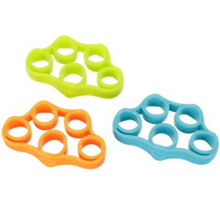 Zestaw 9 gum do ćwiczeń palców nadgarstka - Trener dłoni