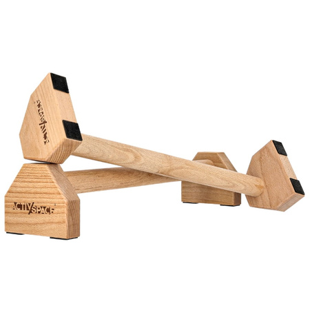 Paraletki drewniane uchwyty do pompek długie 50cm