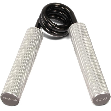 Aluminiowy ściskacz do ćwiczeń rąk dłoni opór 90kg