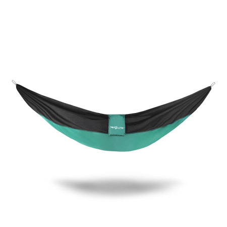 Hamak turystyczny przenośny ultralekki - zestaw