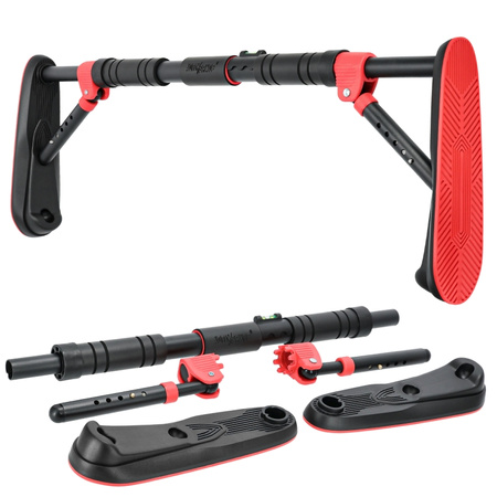 Drążek rozporowy do podciągania regulowany mocny 200kg – stalowy premium