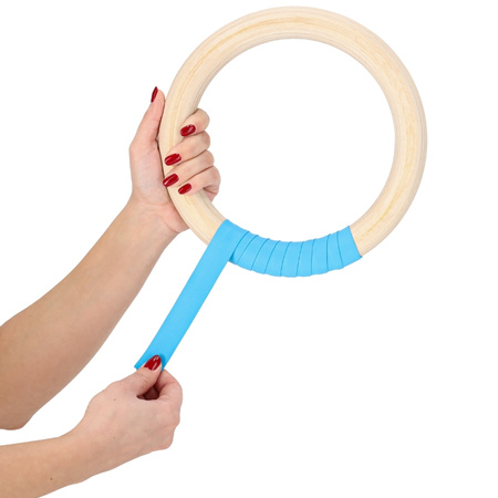 Kółka koła gimnastyczne drewniane obręcze crossfit – premium