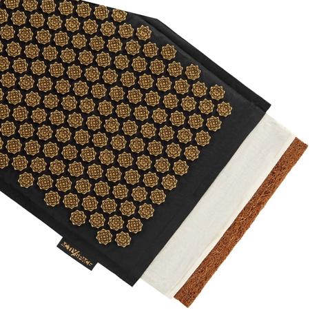 Kokosowa ECO Mata do akupresury - zestaw ZŁOTY